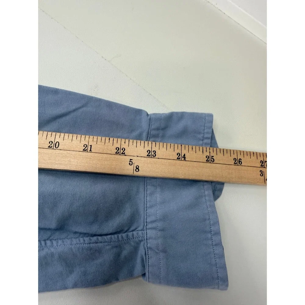 Ralph Lauren Blue Cotton Oxford Button Down Shirt Long Sleeve Mens XL - Picture 4 of 9